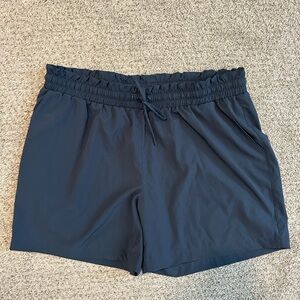 Mondetta Blue Athletic Shorts Elastic Waistband